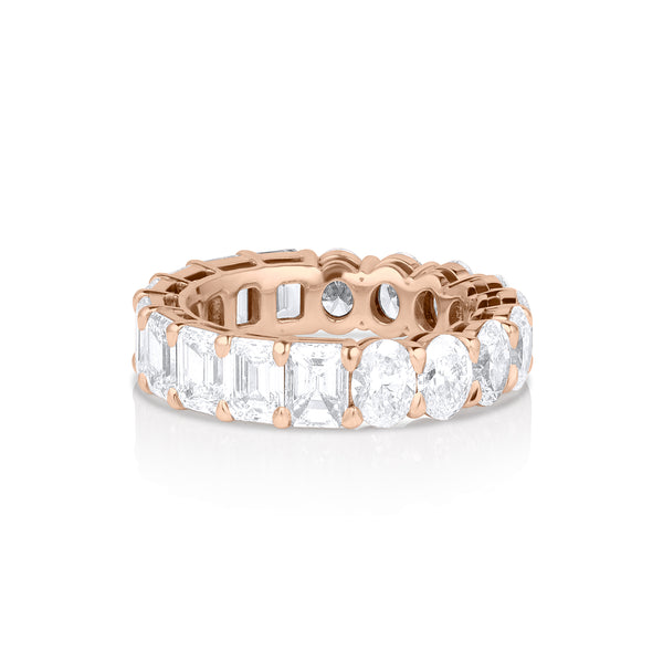 two rings in one! she’s half emerald cut diamonds, half oval – and all sparkle <span class='visuallyhidden'>Call, text 323-404-2959 for shop help.</span>